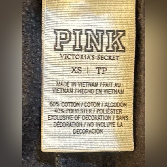 PINK by Victoria’s Secret bundle 4 pieces XS extra small sweatshirts pants - Picture 13 of 13